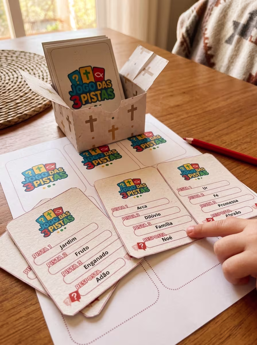 Prévia do Jogo das Pistas bíblico